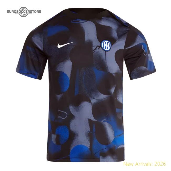 Luxury 2024-2025 Inter Milan Dri-fit Pre-match Shirt (black)