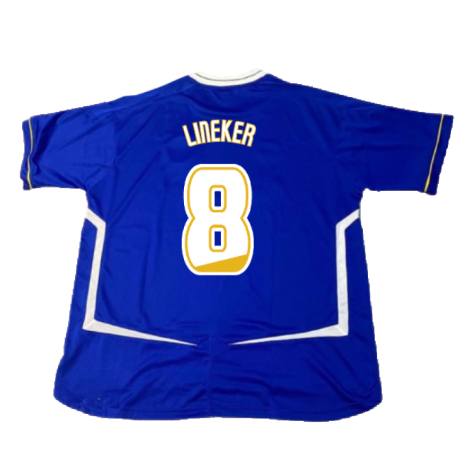 Discounted Leicester City 2005-06 Home Shirt ((Good) XXL) (Lineker 8)