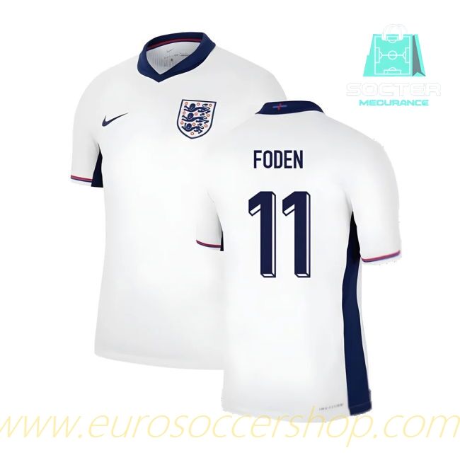 2024-25 Collection England Home Kit (Foden 11)