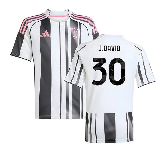 Kids Updated Durable Juventus Home Match Shirt (David 30)