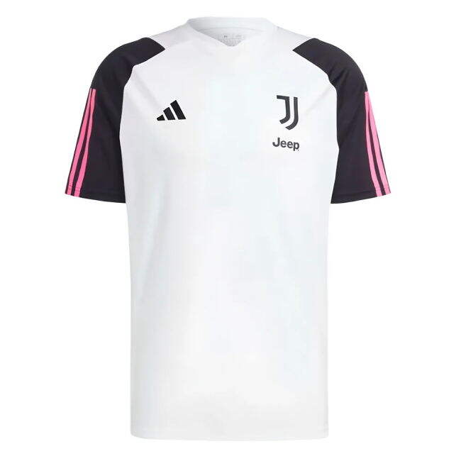 2023-2024 Juventus Training Shirt (White) Lightweight Reinforced Seams
