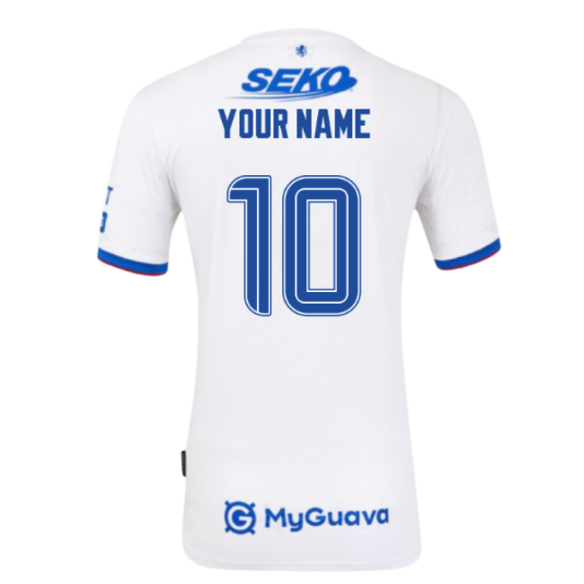 Modern 2025-2026 Rangers Replica Away Away Your Name - Royal Blue