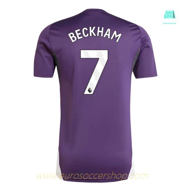 2025-2026 Man Utd Training Jersey (Aurora Plum) (Beckham 7)