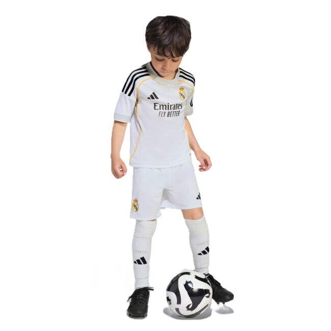Fan-Favorite Authentic 2025-2026 Real Madrid Home Mini Kit