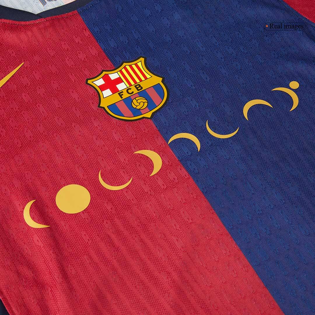 Player Version Barcelona Home Soccer Jersey 2024/25 - COLDPLAYAuthenti
