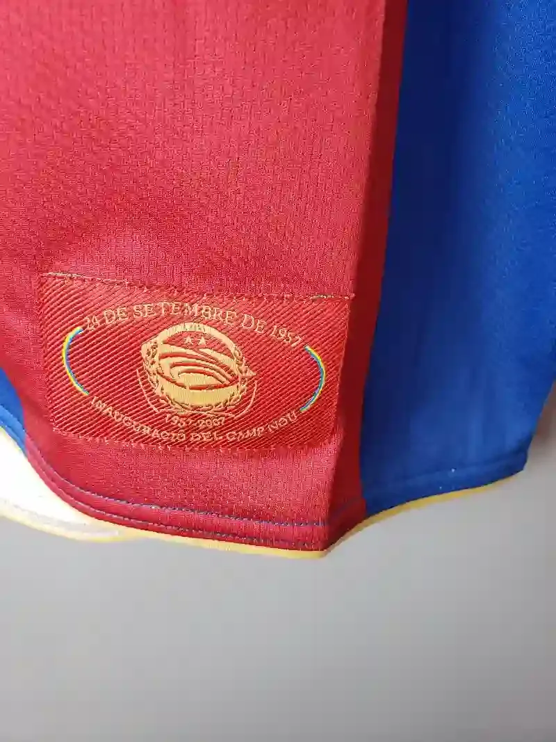 2007-2008 Barcelona Jersey retro kit