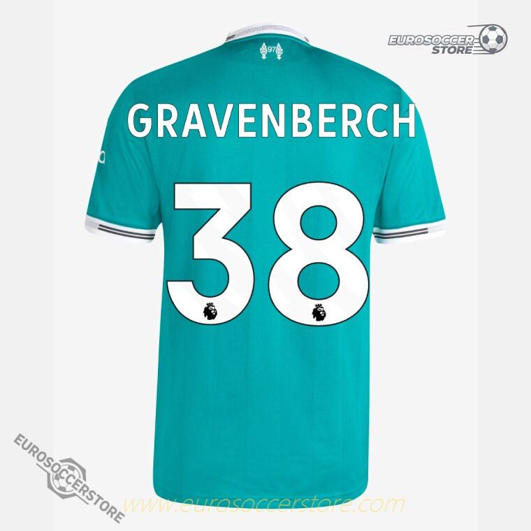 25-26 Season Liverpool Third Jersey (Player Version) - GRAVENBERCH #38