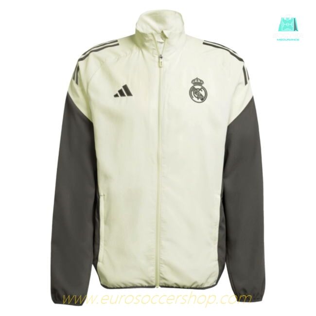 2025-2026 Real Madrid Presentation Jacket (Utility Grey)