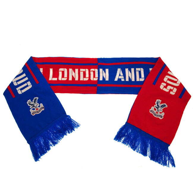 classic Crystal Palace FC South London Scarf