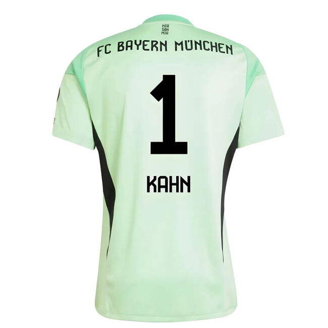 Bayern Bayern Munich Home Goalkeeper Shirt Glory Mint Kahn #1 Top ...