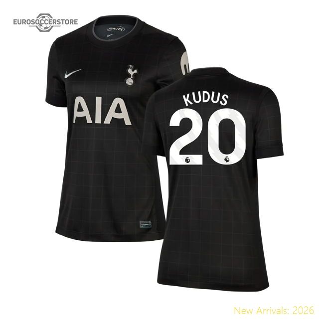 Outstanding 2025-2026 Tottenham Hotspur Away Shirt (womens) (kudus 20)