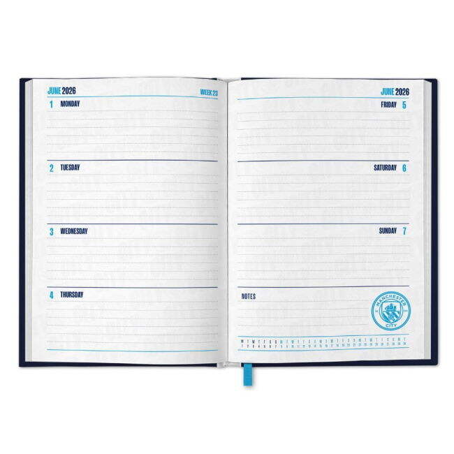 Durable Material Football Manchester City Fc Calendar Diary Musical...