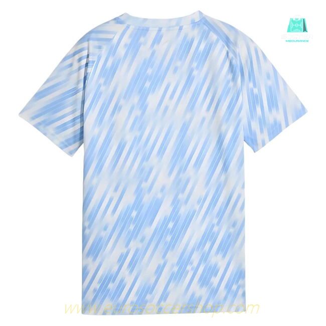 2025-2026 Man City Warm Up Jersey (Silver Sky) - Kids