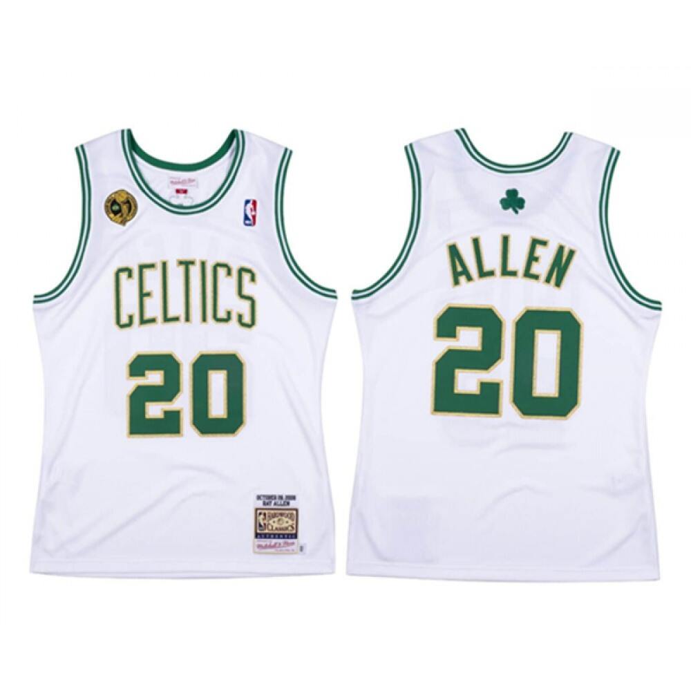 Boston Celtics 20 White Jersey - - Fan Favorite