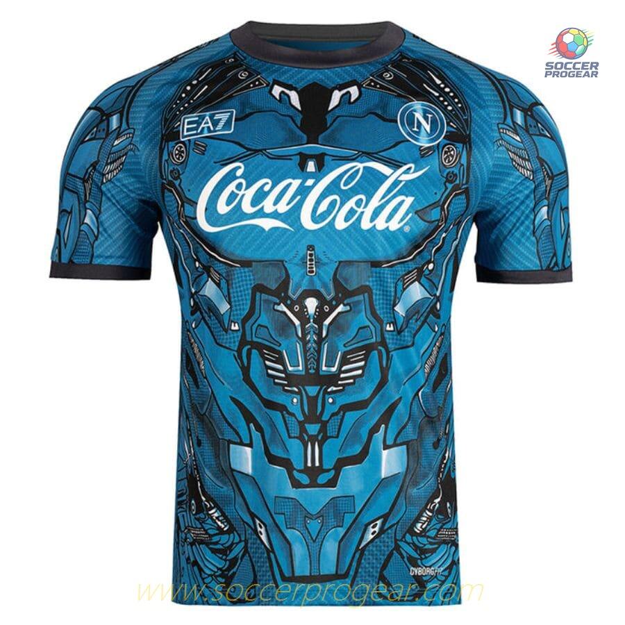 NAPLES Serie A JERSEY 2025-26 Edition TRAINING BLUE