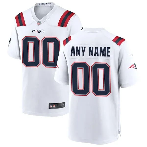 Performance New England Patriots Game Jersey - Premium White NFL Fa...