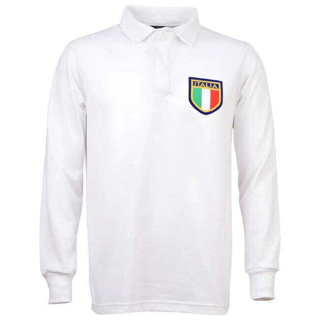 Minimalist Italy 1975 Vintage Away Rugby Shirt Slim Fitting