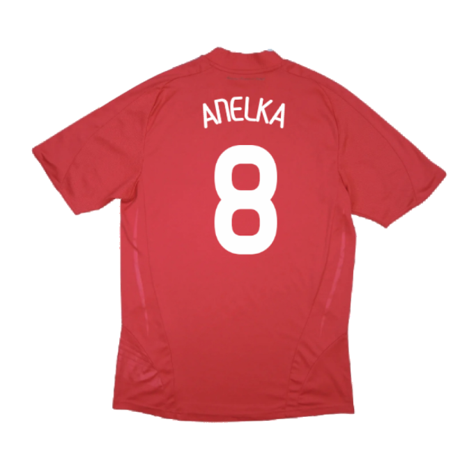 Anelka 8 Updated France Away Football Shirt 2008-2009