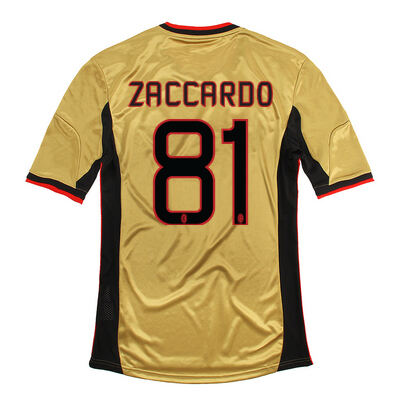 1314 AC Milan 81 Zaccardo Third Golden Jersey - Official Replica 2812