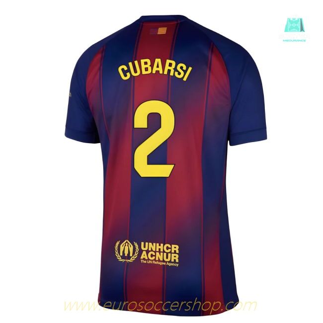 2025-2026 Barcelona Home Shirt (Cubarsi 2)