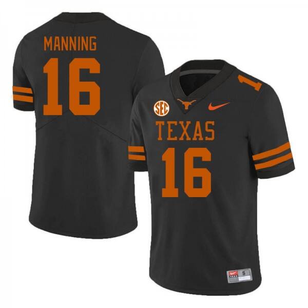 Men Texas Longhorns #16 Arch Manning Longhorn Nation Jersey
