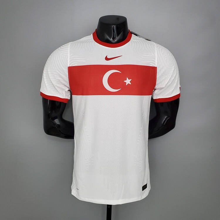 Official Turkey Euro 2020 Home White Soccer Jersey Football Shirt