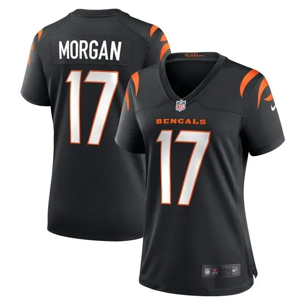 None Stanley Morgan Game Jersey - Black | NFL Player Jersey | NFL Foot