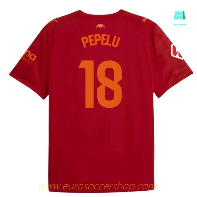 2025-2026 Valencia Away Shirt (Kids) (Pepelu 18)