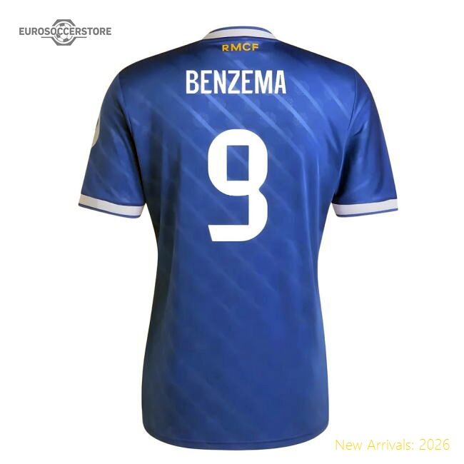 Real Madrid Primera Benzema Third Top-tier Jersey Performance Fabric