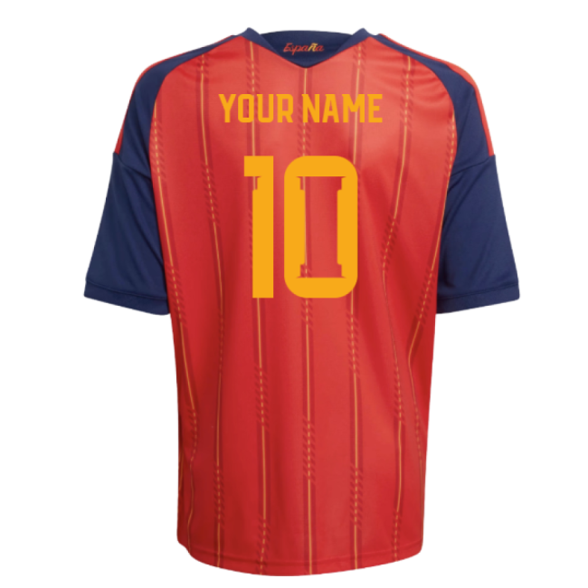 Sleek 2026-2027 Spain (Spain) Home Shirt (Kids) (Your Name)