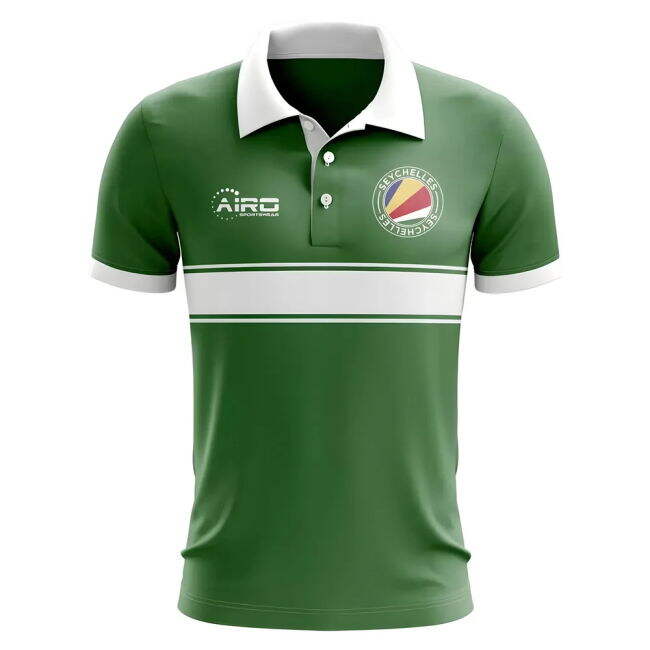 Elite Seychelles Concept Stripe Polo Shirt (Green) Top-Tier