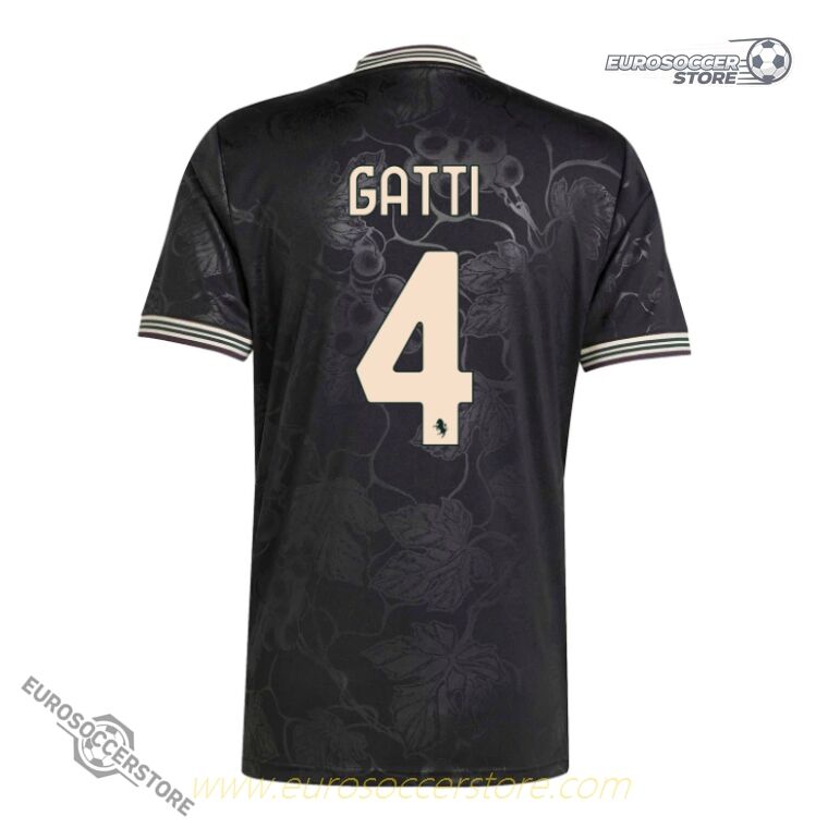 Juventus 25-26 Season Third Jersey Featuring GATTI #4
