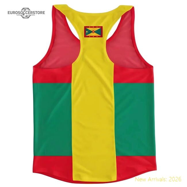Grenada Flag Running Vest - Premium Collection - Official Design