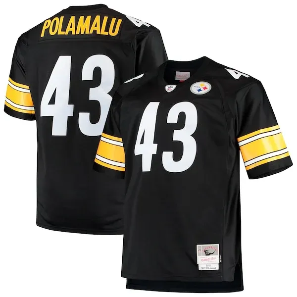 Pittsburgh Steelers Replica NFL Jersey - Black | Top-Grade Football...