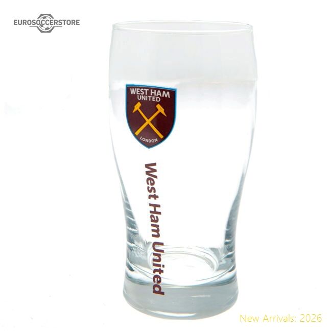 Premium West Ham United Fc Tulip Pint Glass - Premium Quality Baby