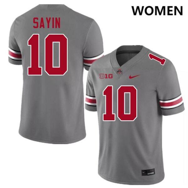 Women Ohio State Buckeyes Julian Sayin #10 Official Replica