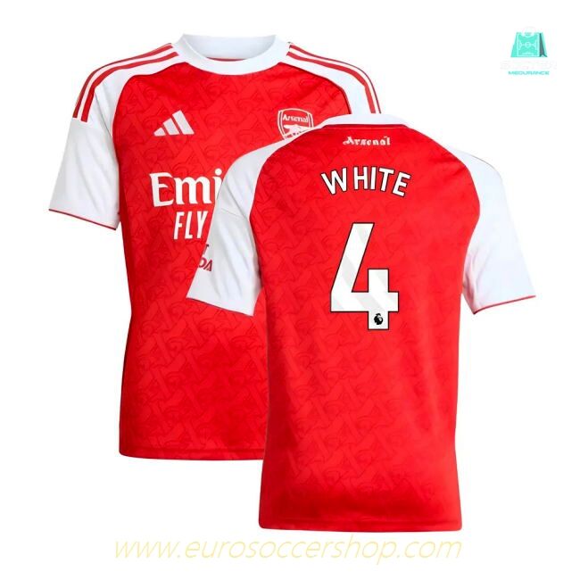 2025-2026 Arsenal Home Shirt (Kids) (White 4)