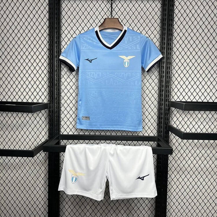 Kids Lazio 2425 Home Kit ShirtShorts - Official Replica 20019