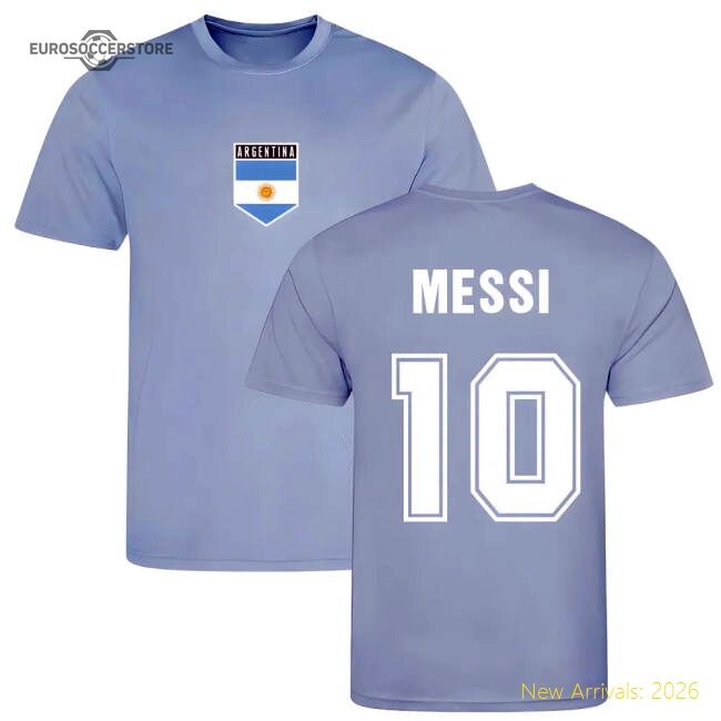 Messi Argentina Jersey - Elite Cotton Construction Retro