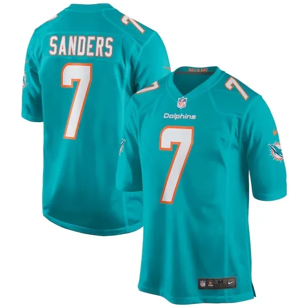 Performance None Game Jersey - Premium Aqua NFL Fan Jersey | Game D...