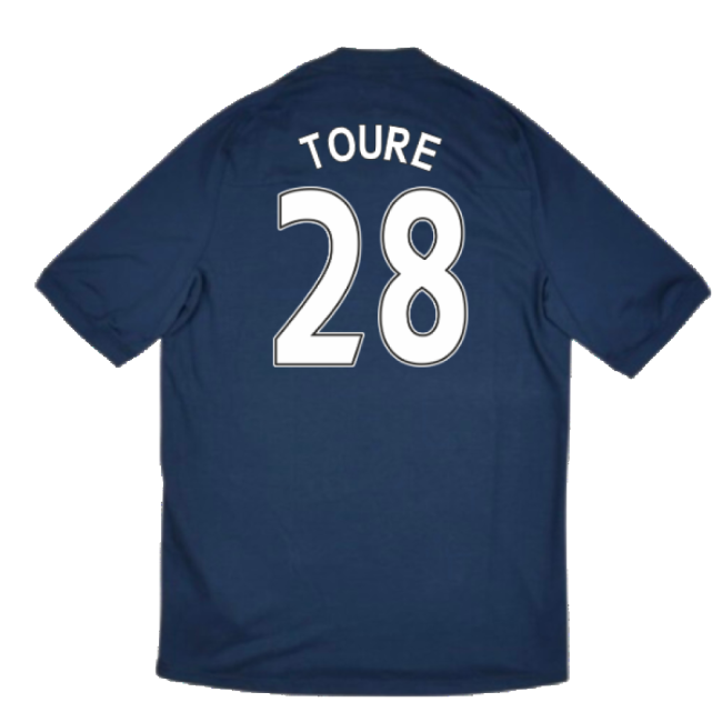 Adult Manchester City 2010-11 Away Shirt ((Very Good) XL) (Toure 28)