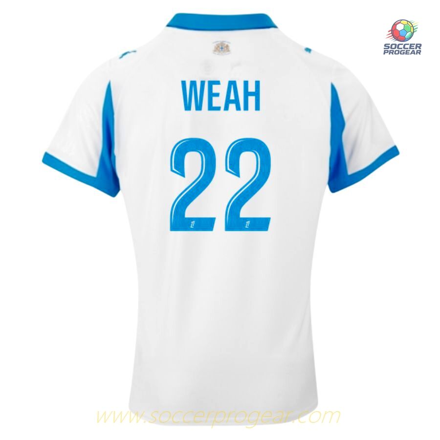 OM French Ligue 1 Home Team Jersey 2025-2026 Season Weah