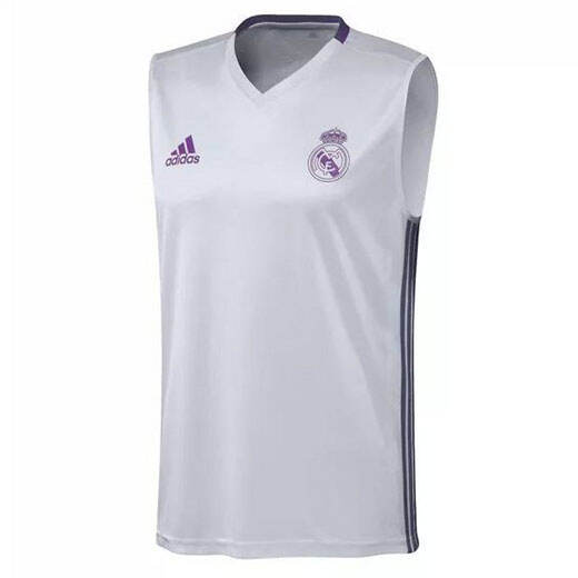 Real Madrid White 201617 Vest Soccer Jersey Shirt - Official Replica