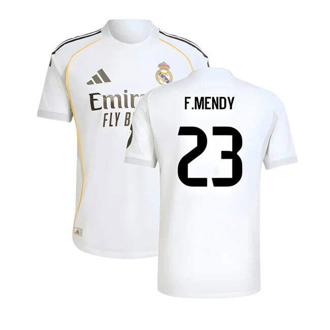 2025-2026 RM Home Comfortable Football Shirt (F.Mendy 23)