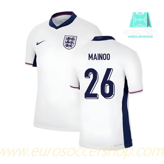 2024/25 Campaign England Home Football Shirt (Mainoo 26)