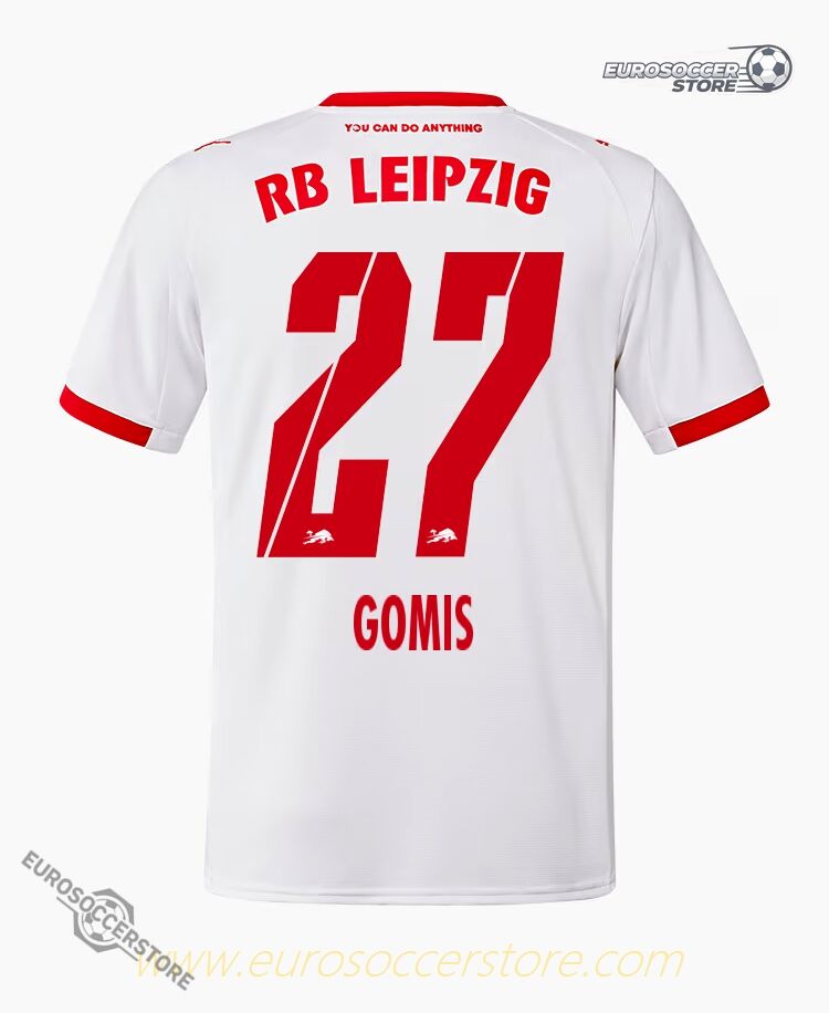 Leipzig Home GOMIS 27 Football Jersey 25-26 Season