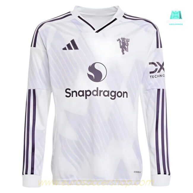 2025-2026 Man Utd Long Sleeve Away Shirt (Kids)