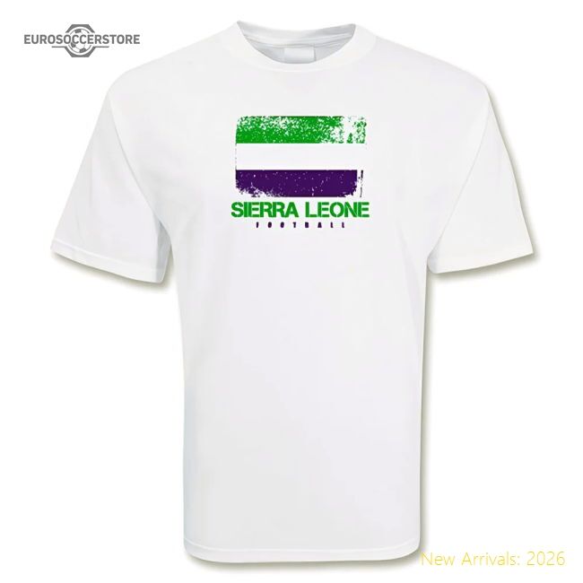 Sierra Leone 20242025 Regular Elite Tshirt Modern Moisturewicking