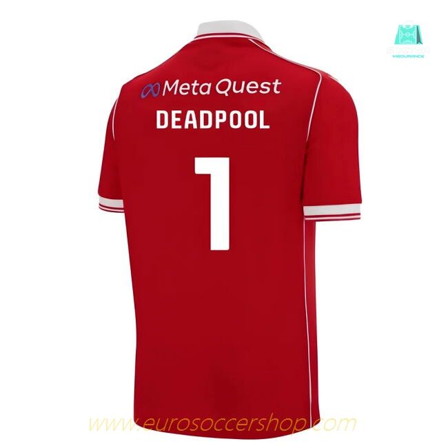 2025-2026 Wrexham Home Shirt (Deadpool 1)