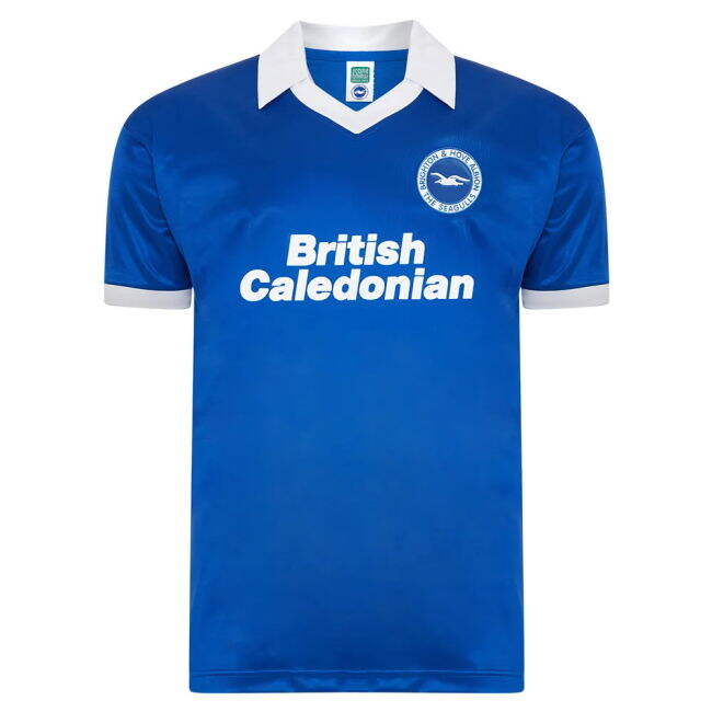 Official Score Draw Brighton and Hove Albion 1980 Retro Football Shirt